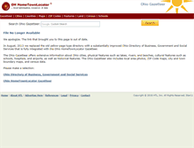 Tablet Screenshot of oh-directory.hometownlocator.com
