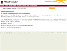 Tablet Screenshot of ms-directory.hometownlocator.com
