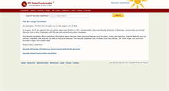 Desktop Screenshot of nv-directory.hometownlocator.com