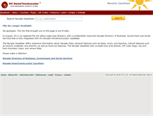 Tablet Screenshot of nv-directory.hometownlocator.com