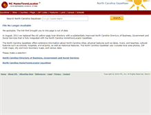 Tablet Screenshot of nc-directory.hometownlocator.com