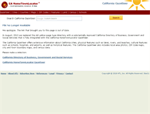 Tablet Screenshot of ca-directory.hometownlocator.com