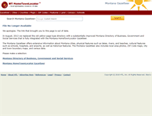 Tablet Screenshot of mt-directory.hometownlocator.com