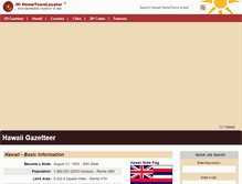 Tablet Screenshot of hawaii.hometownlocator.com