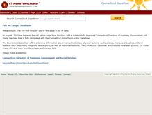 Tablet Screenshot of ct-directory.hometownlocator.com