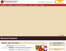Tablet Screenshot of maryland.hometownlocator.com